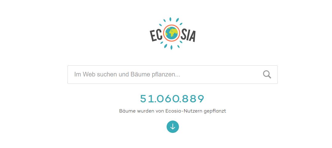 Suchmaschine Ecosia
