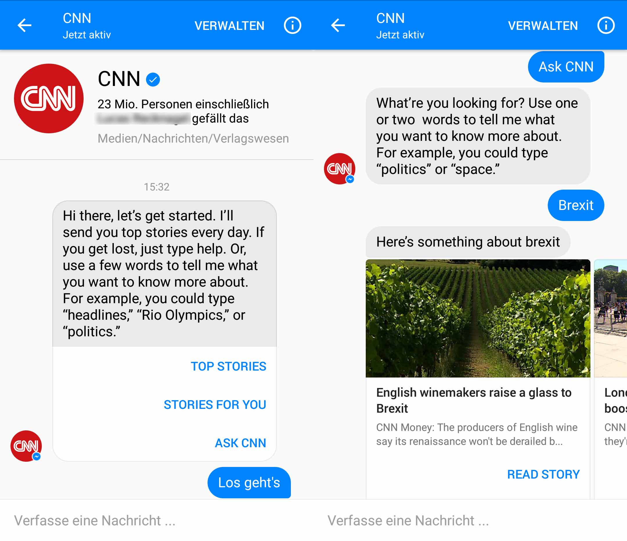 CNN Chatbot