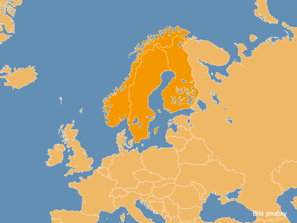 Schweden, Finnland, Dänemark