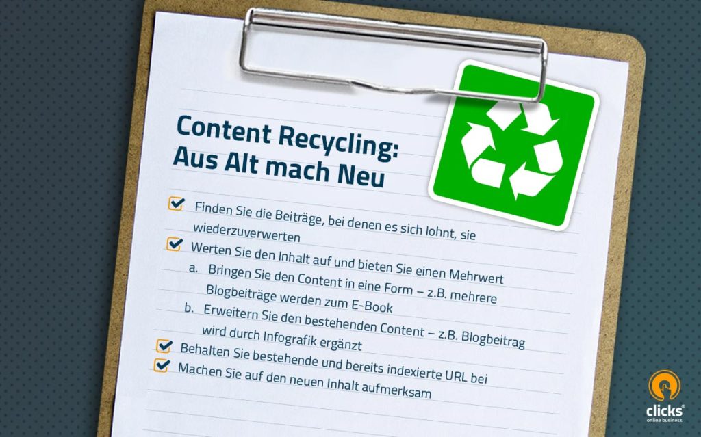 Content Recycling