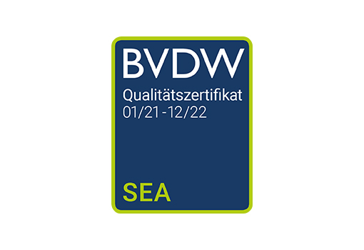 SEA-Zertifikat BVDW bis 2022