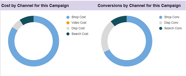 cost by channel for this campaign