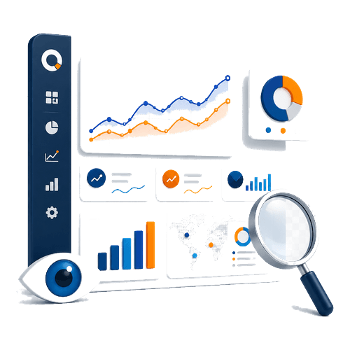 Google Ads Dashboard mit Analyse-Elementen für mehr Transparenz in Kampagnen