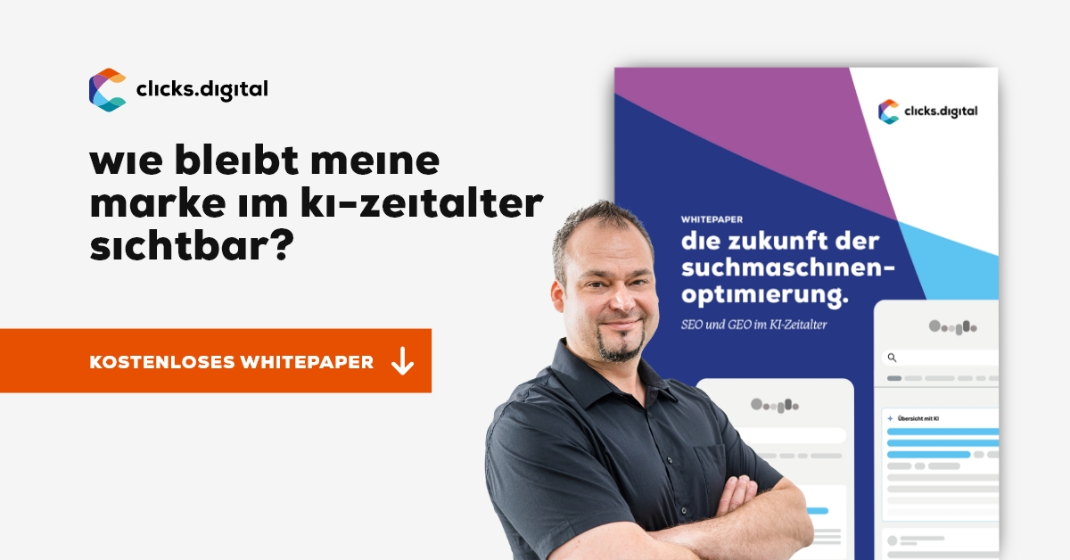 Kostenloses Whitepaper von André Kremer: Die Zukunft der Suchmaschinenoptimierung – SEO und GEO im KI-Zeitalter.